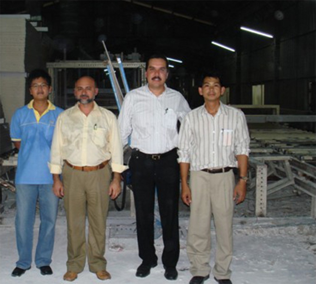 Visit our pilot plant in Thailand (capacity 1 Mil.sq.mm./year).
